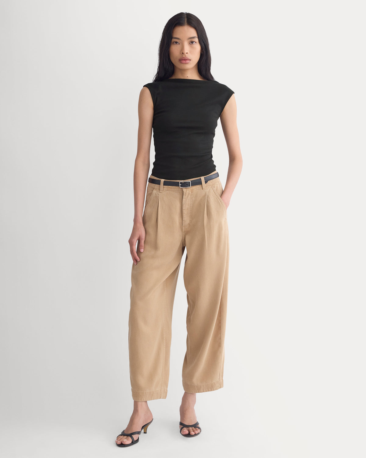 Everywhere Garment-Dyed Pant in Cornstalk — front view