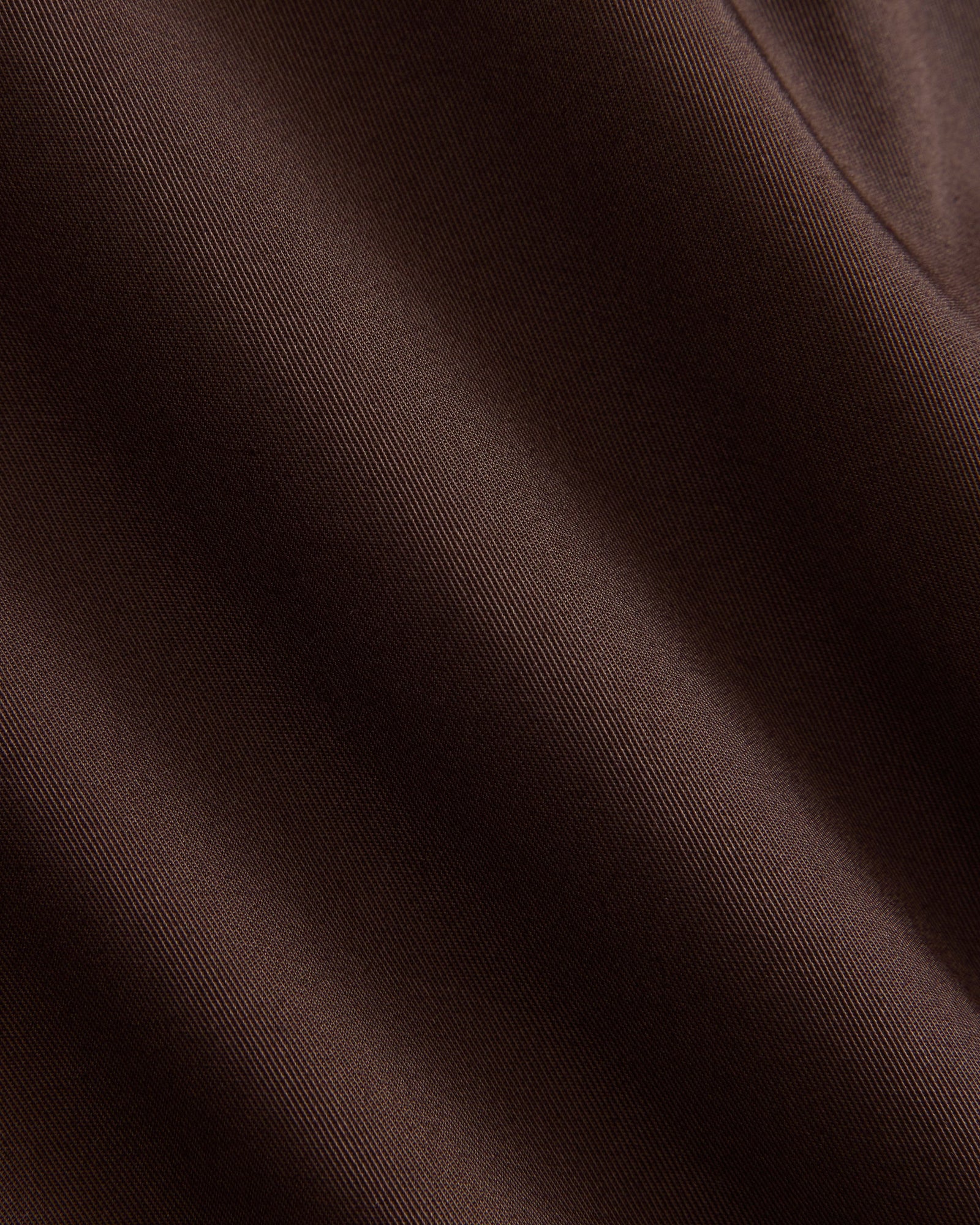 Organic Cotton Twill Field Jacket in Coffee Bean — detail view
