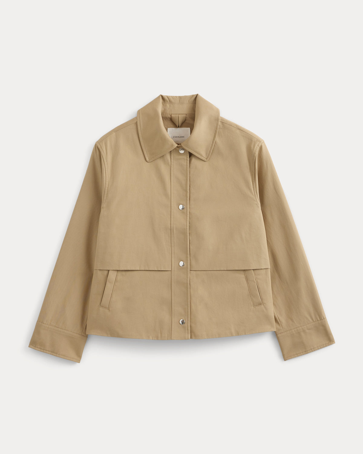 Organic Cotton Twill Field Jacket in Cornstalk — alternate view