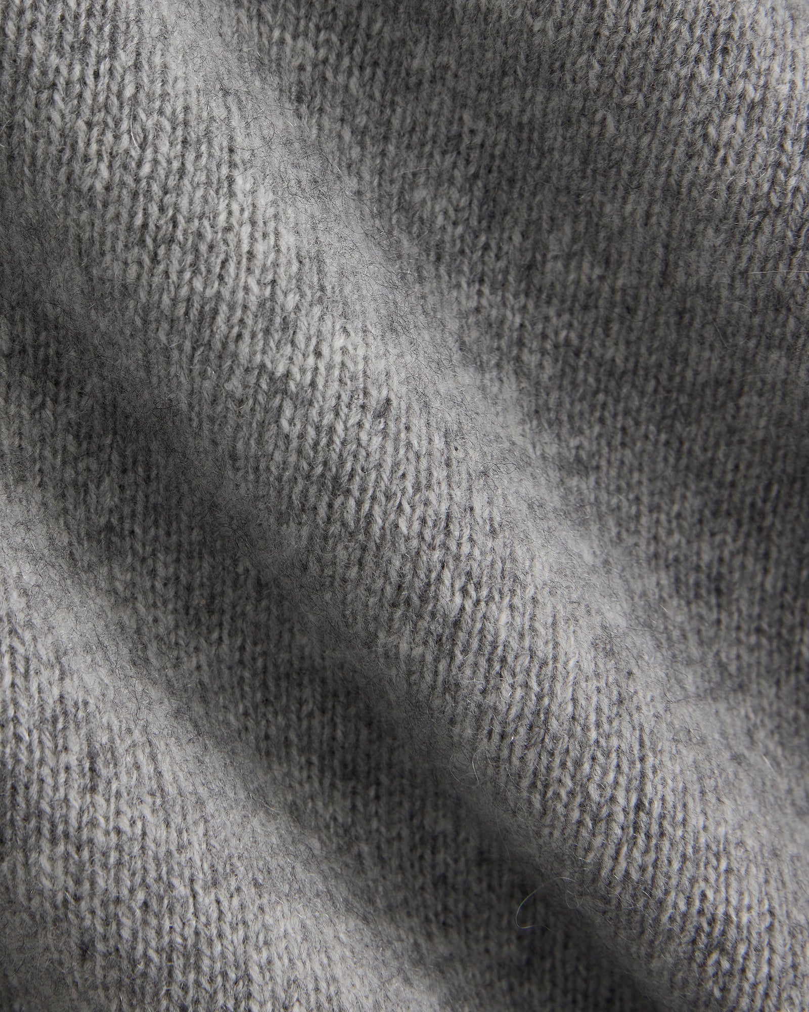Cashmere High V Boyfriend Sweater in Grey — detail view