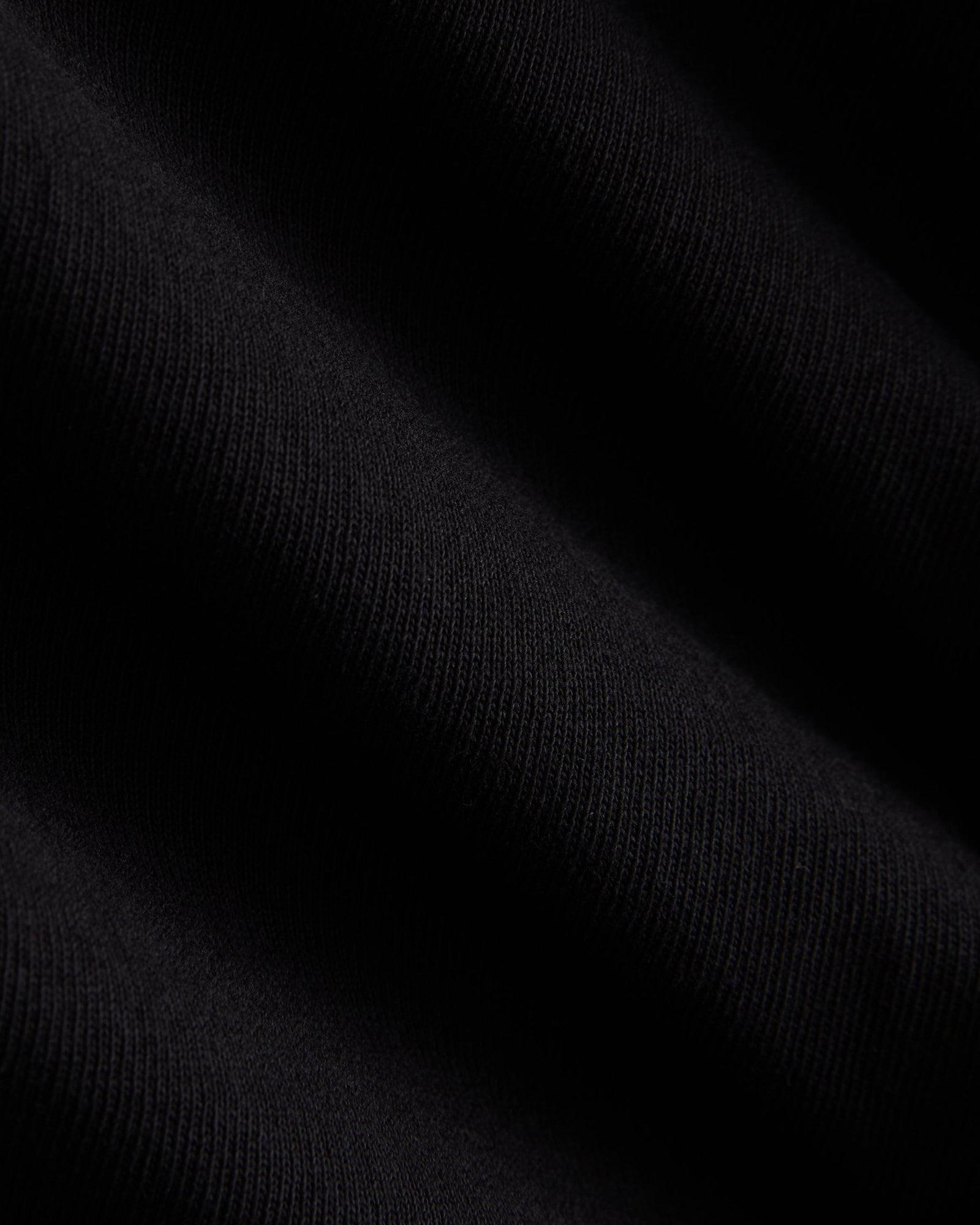 Premium Weight Cropped Paneled Tee in Black — detail view