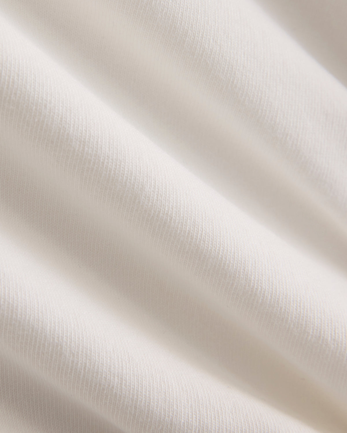 Premium Weight Cropped Paneled Tee in White — detail view