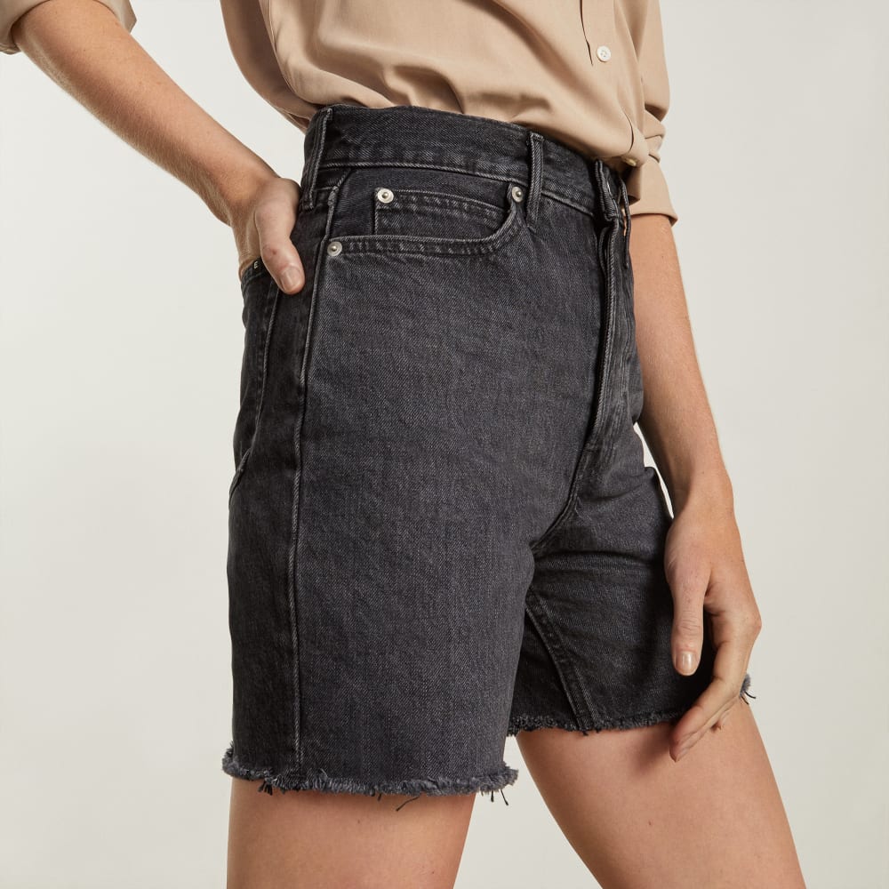 The Way-High® Jean Short in Hartford Cloud — detail view