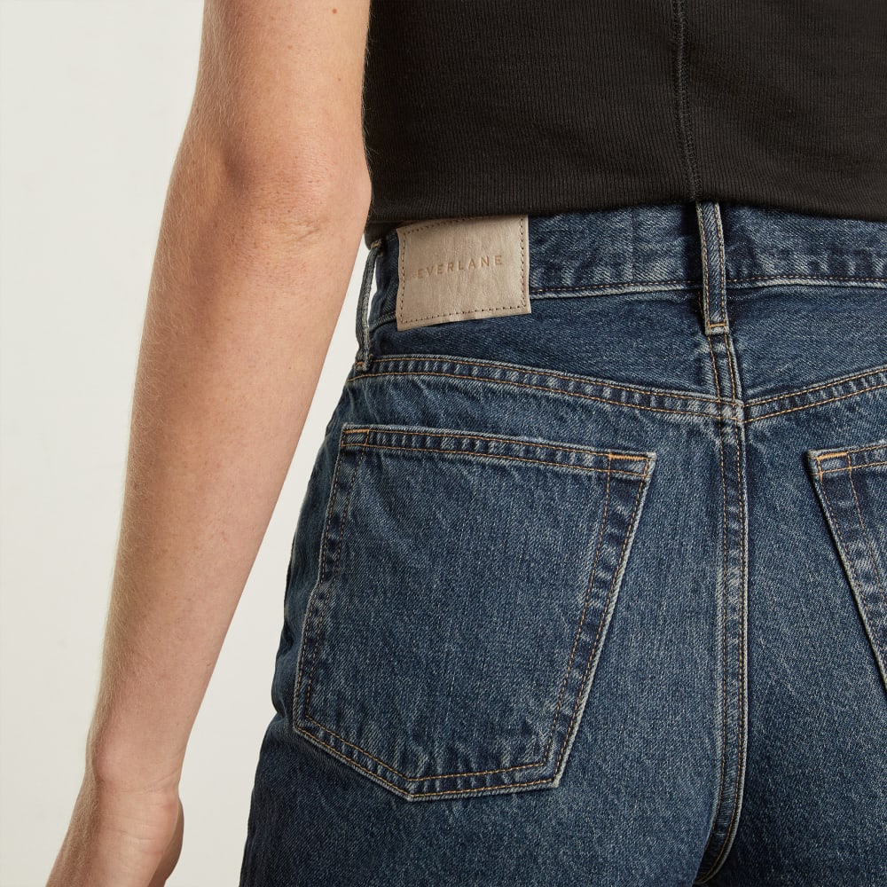 The Way-High® Jean Short in Waterfall — detail view