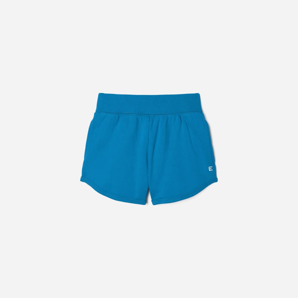 The Track Sweatshort in Horizon Blue — front view