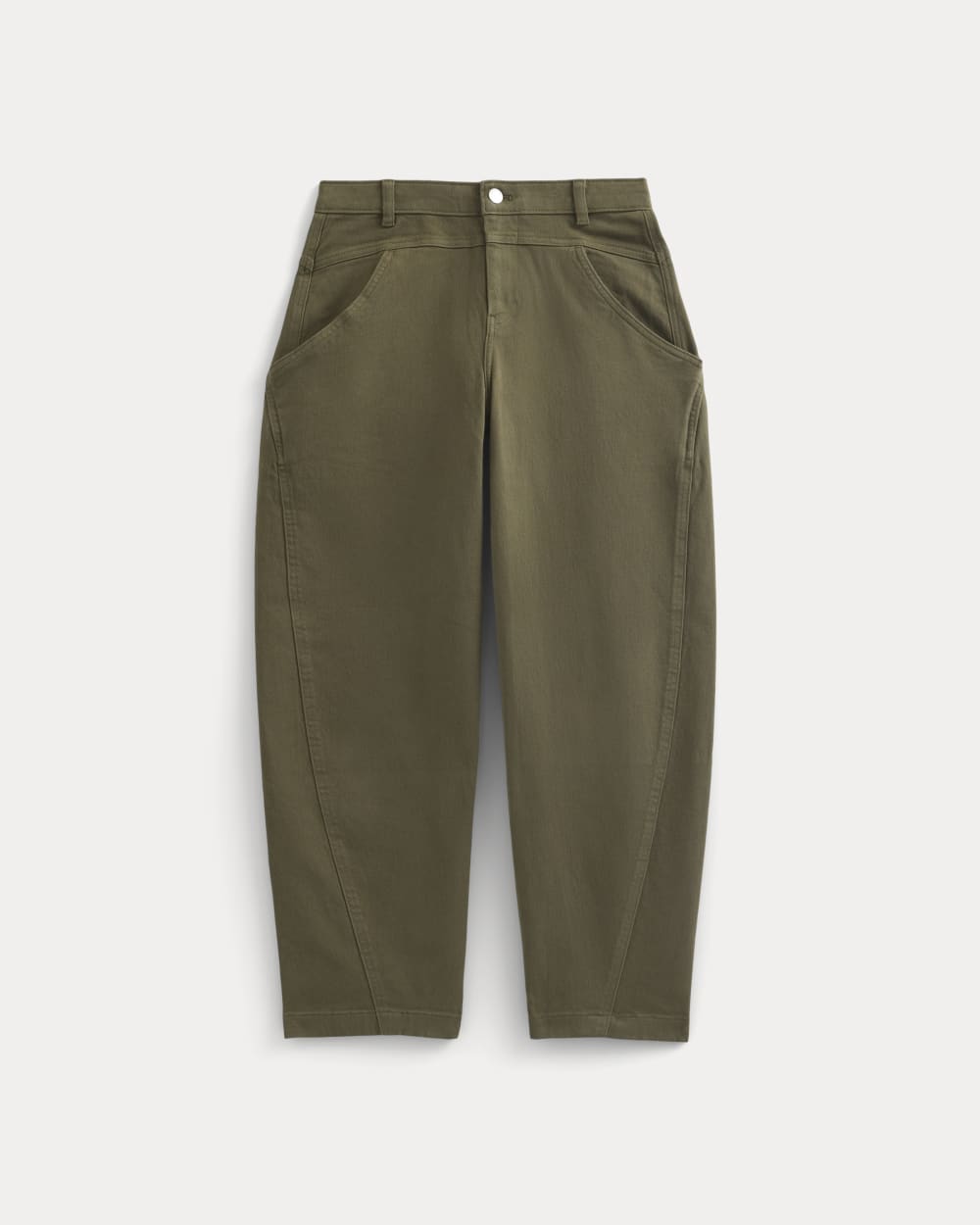 Double-Stitch Barrel Pant in Beech — alternate view
