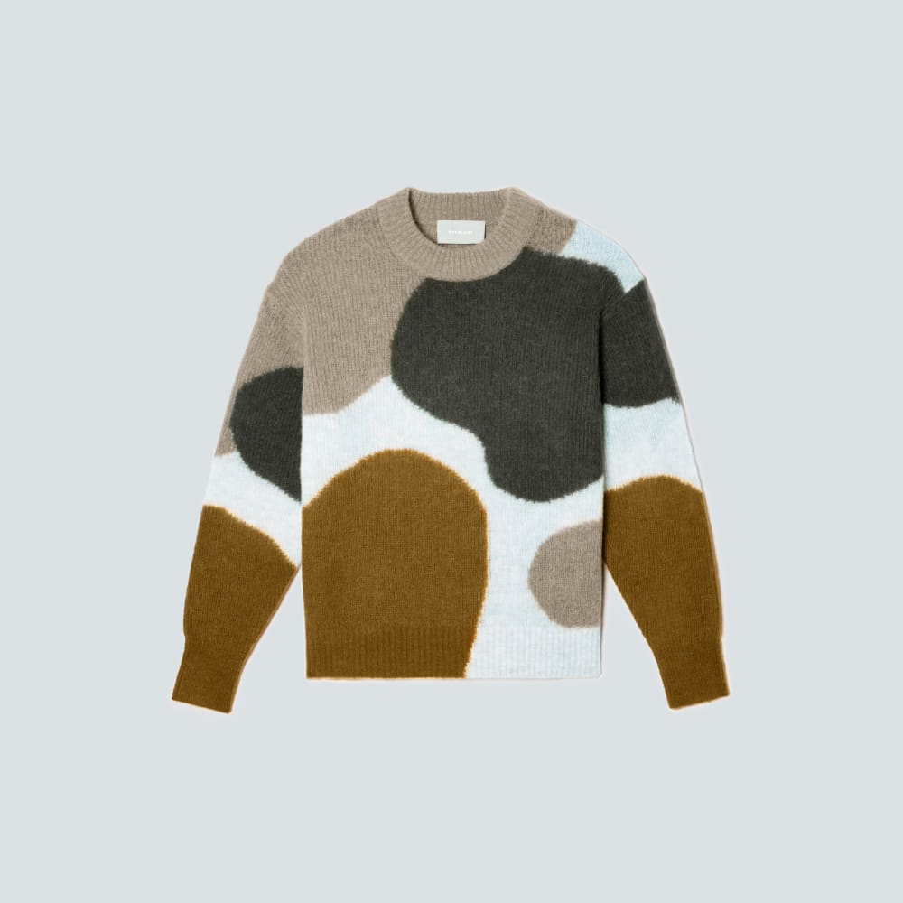 The Cocoon Crew in Alpaca in Neutral Camo — alternate view