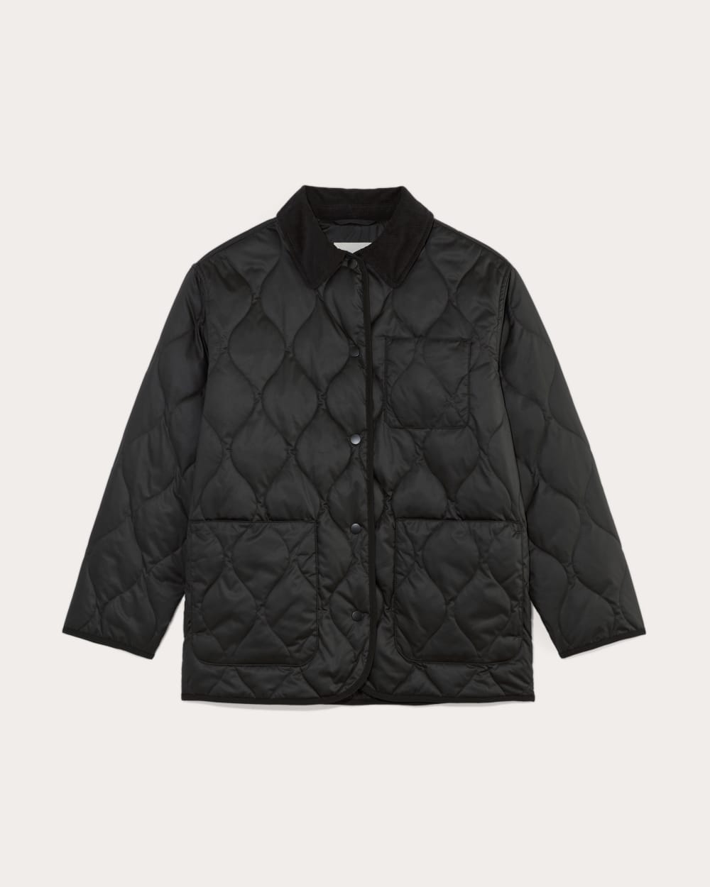 The Quilted Ranch Jacket in Black — alternate view