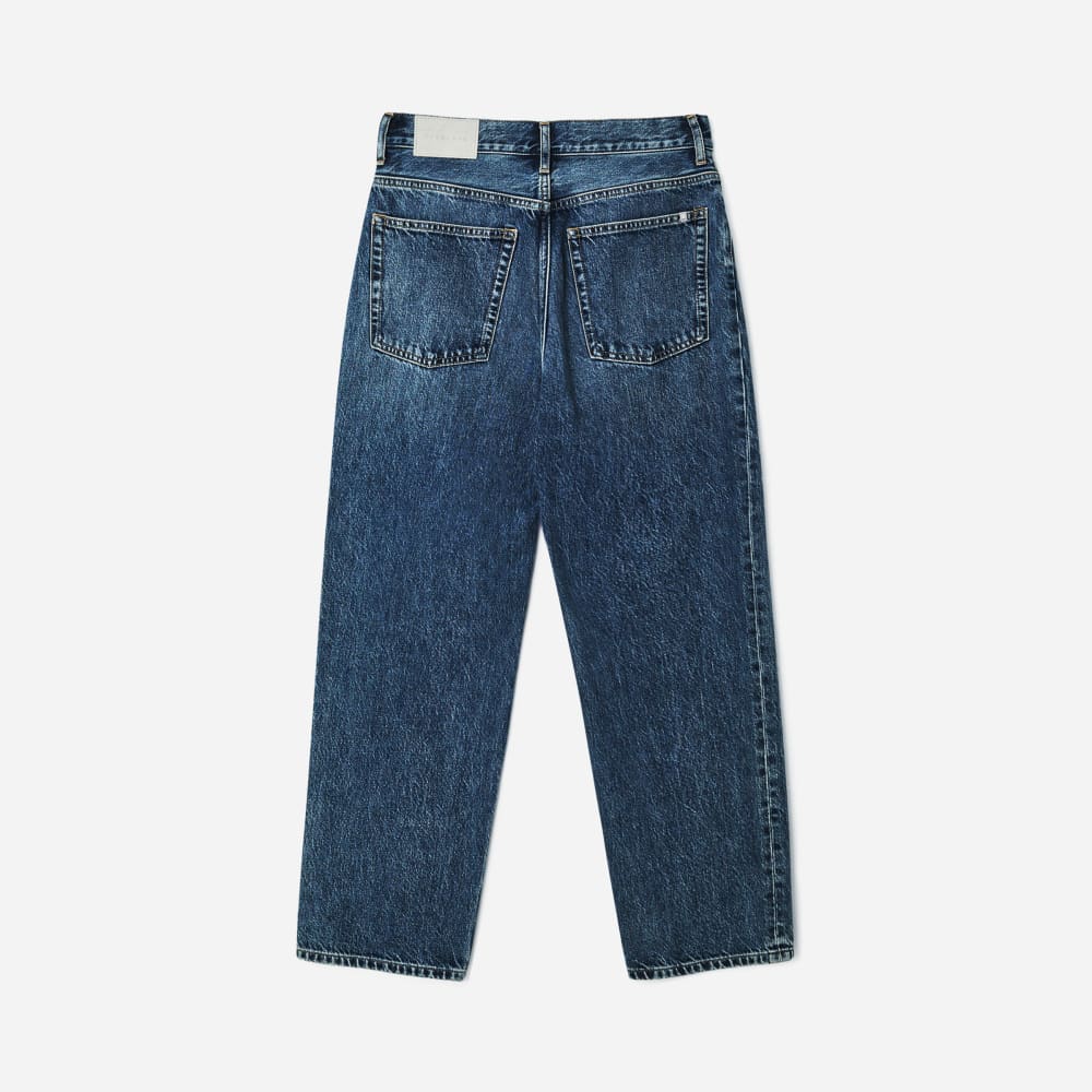 The Rigid Way-High® Jean in Worn-In Blue — detail view