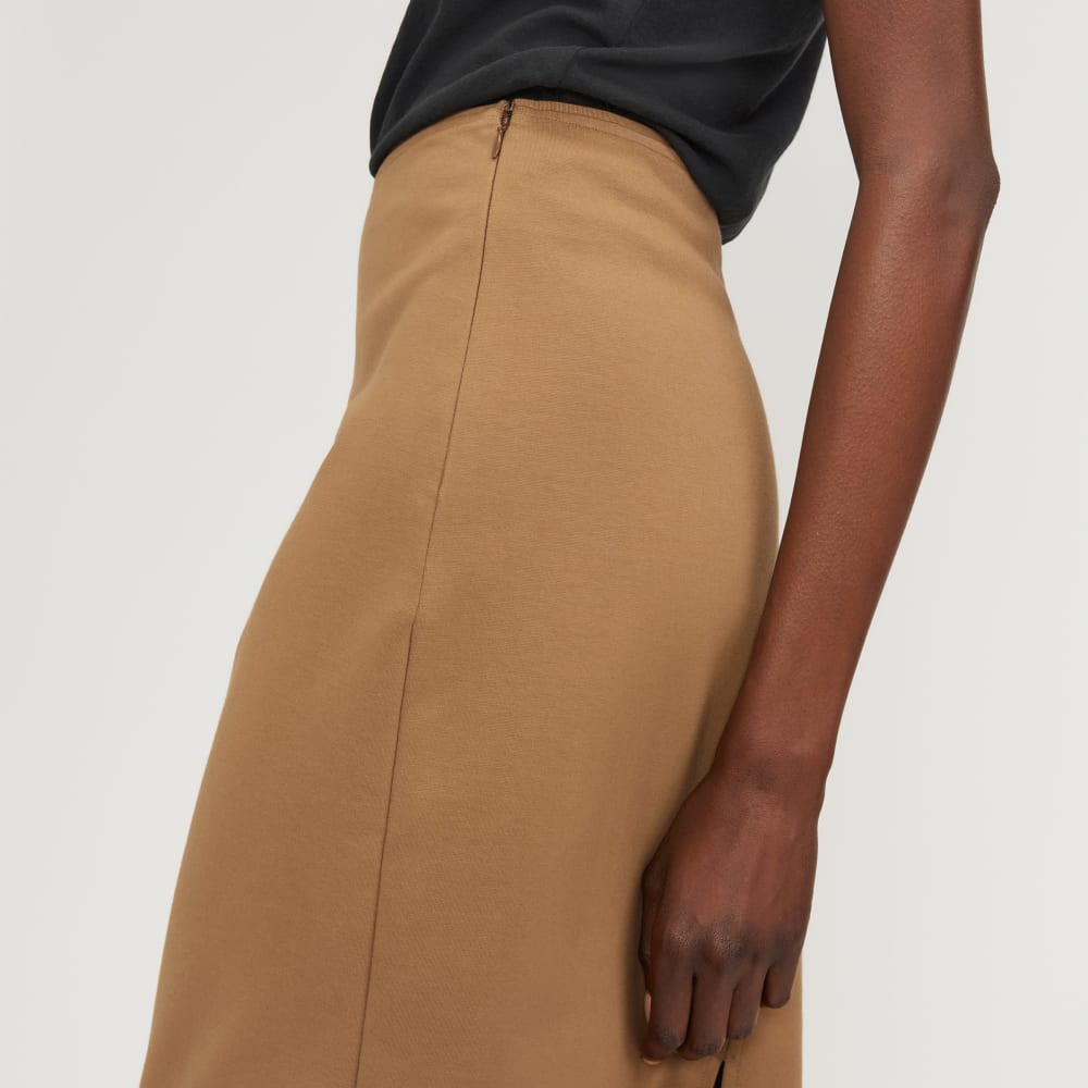 The Dream Maxi Skirt in Toasted Coconut — detail view