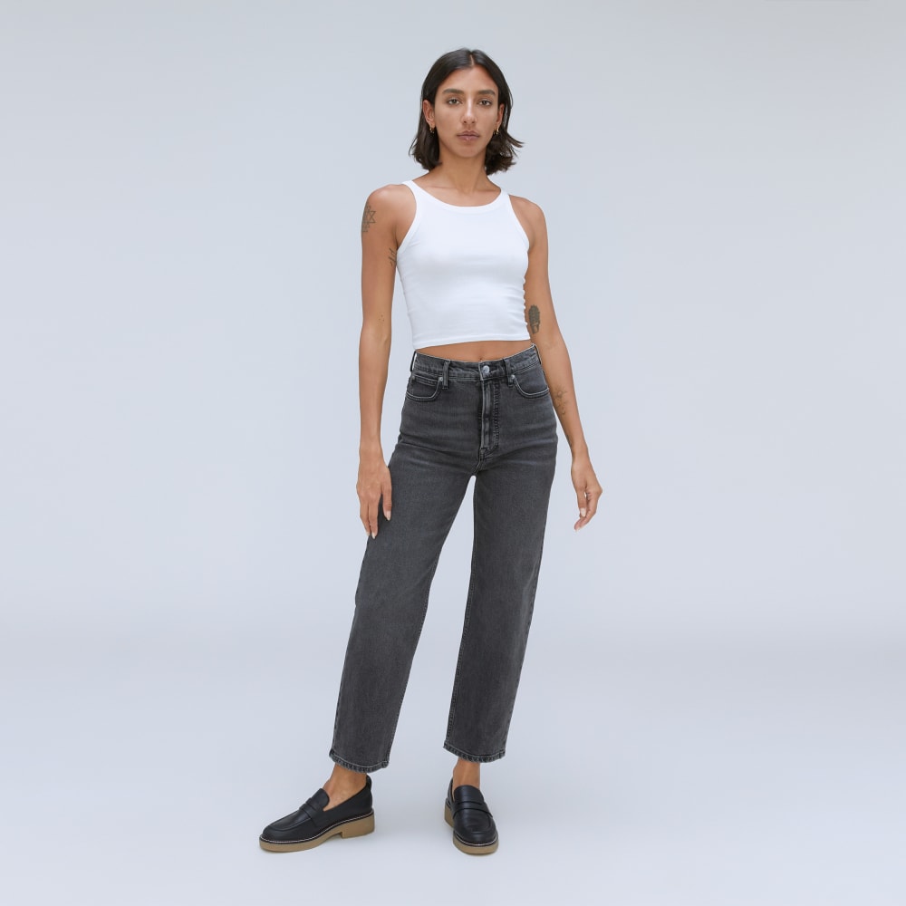 The Way-High® Jean in Washed Black — detail view