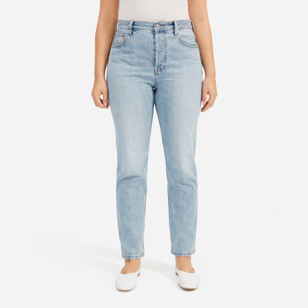 The ’90s Cheeky® Jean in Vintage Sunbleached Blue — detail view