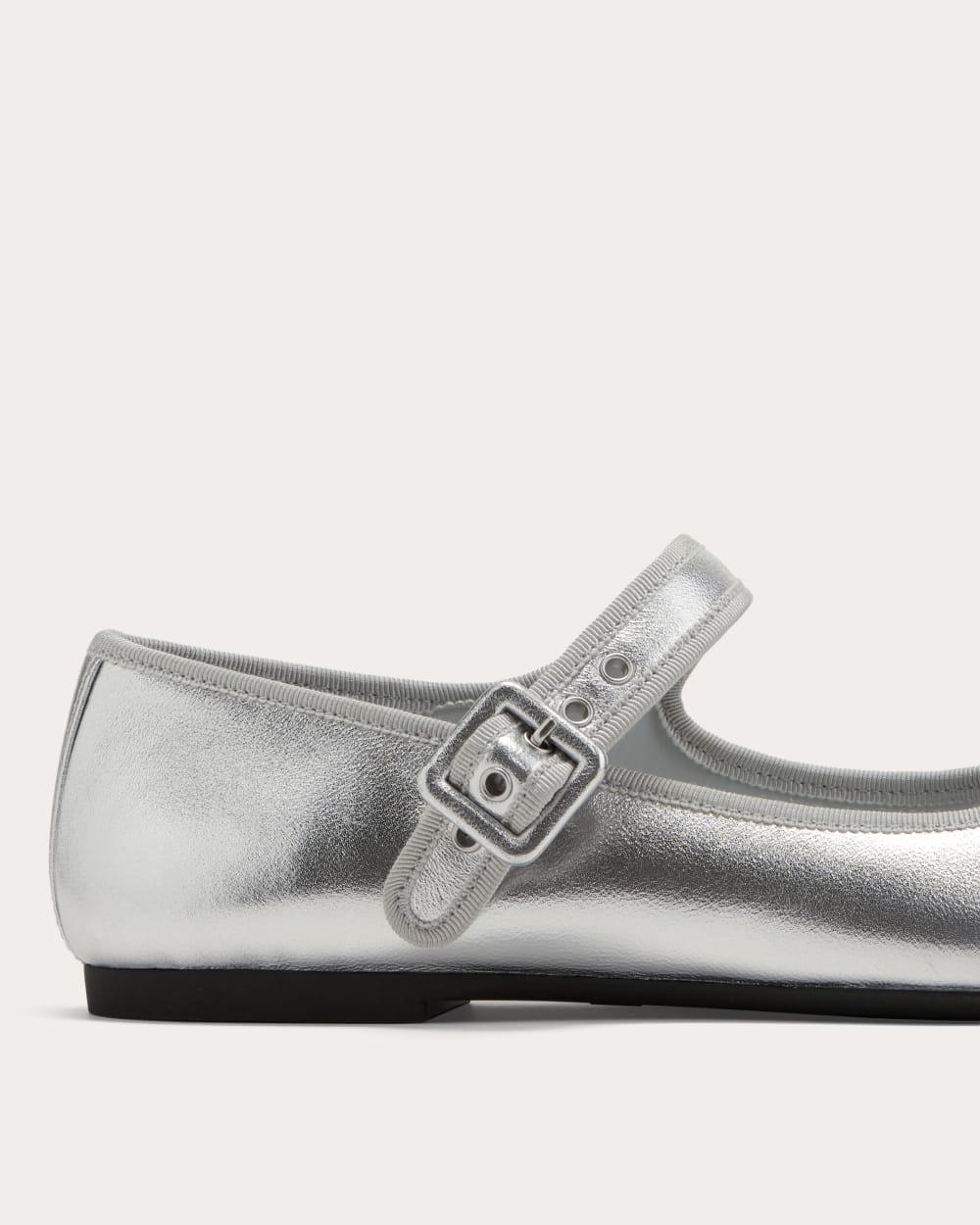 The Day Buckle Mary Jane in Silver — detail view