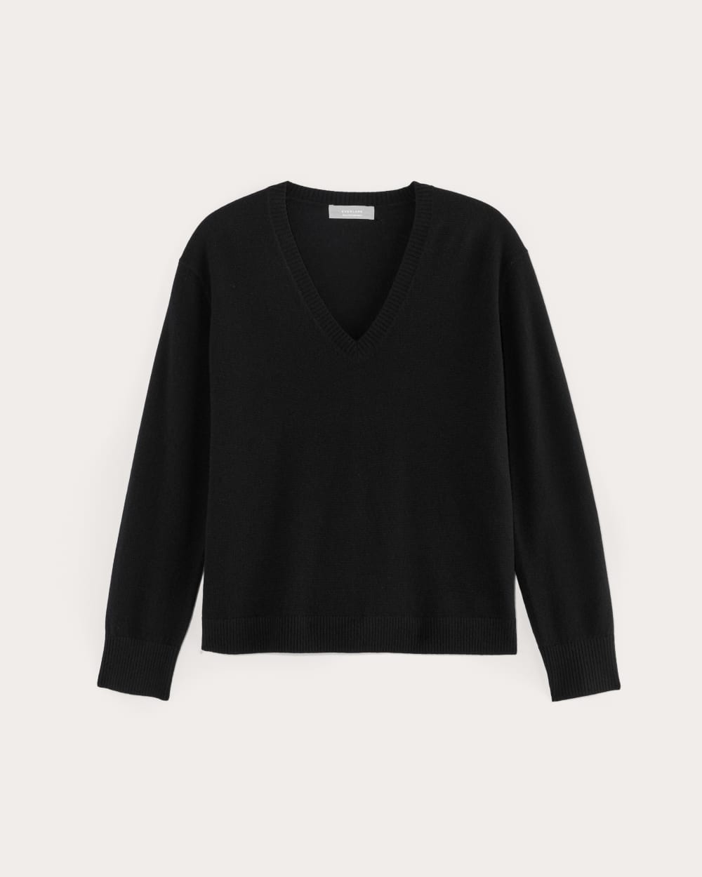 The Classic V in Cashmere in Black — alternate view