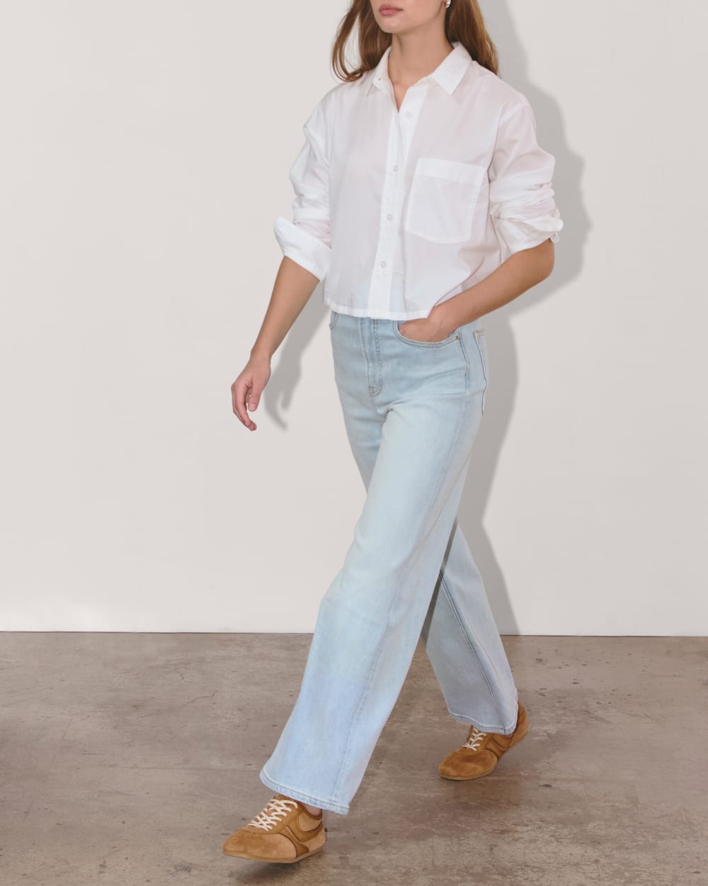 The Way-High® Sailor Jean in Fog — detail view