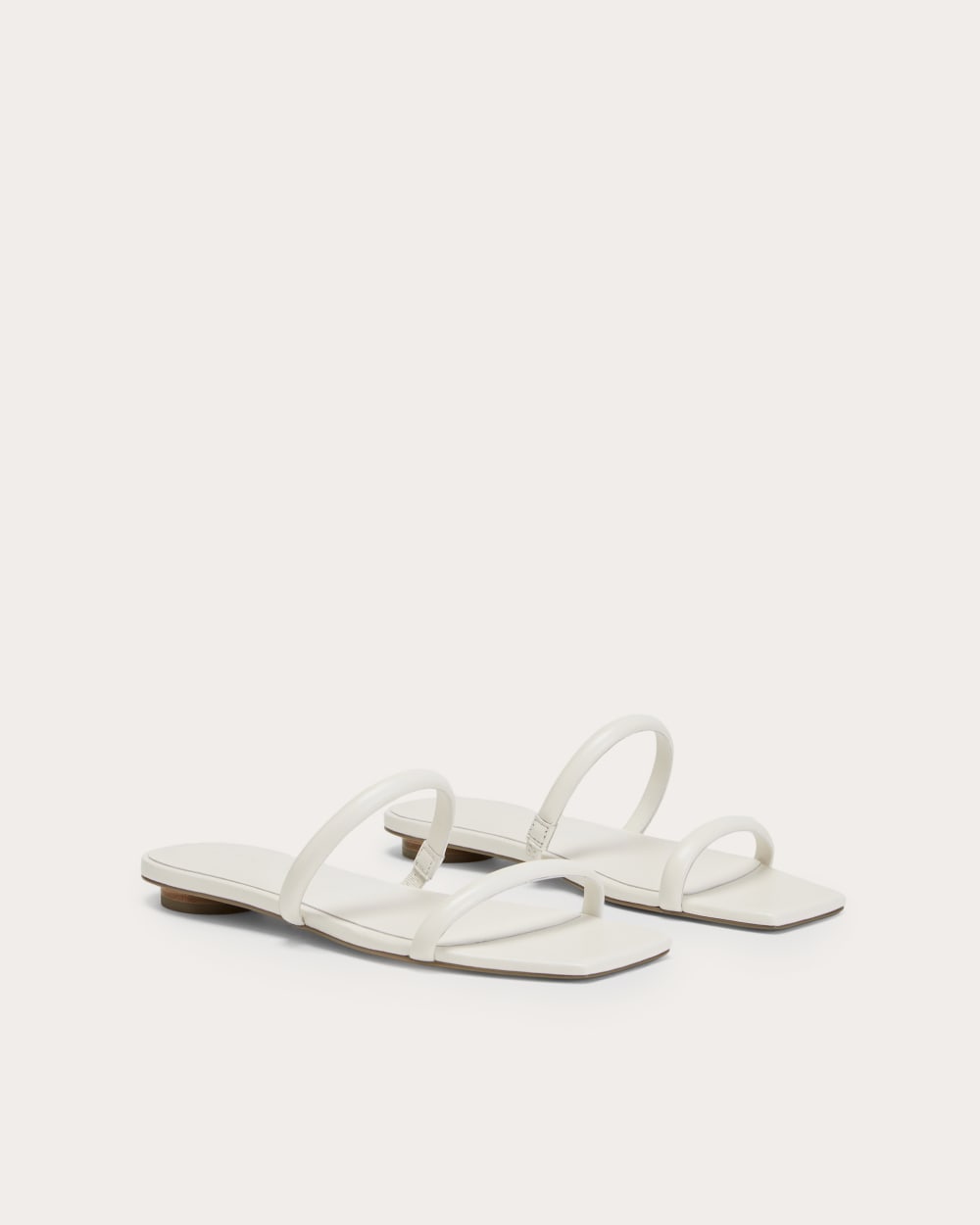 The Double Strap Sandal in Canvas — detail view