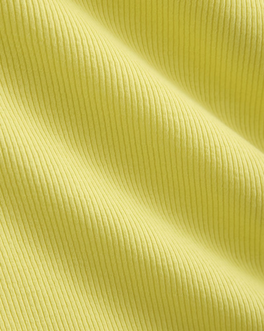 Luxe Rib Boatneck Top in Celandine — detail view