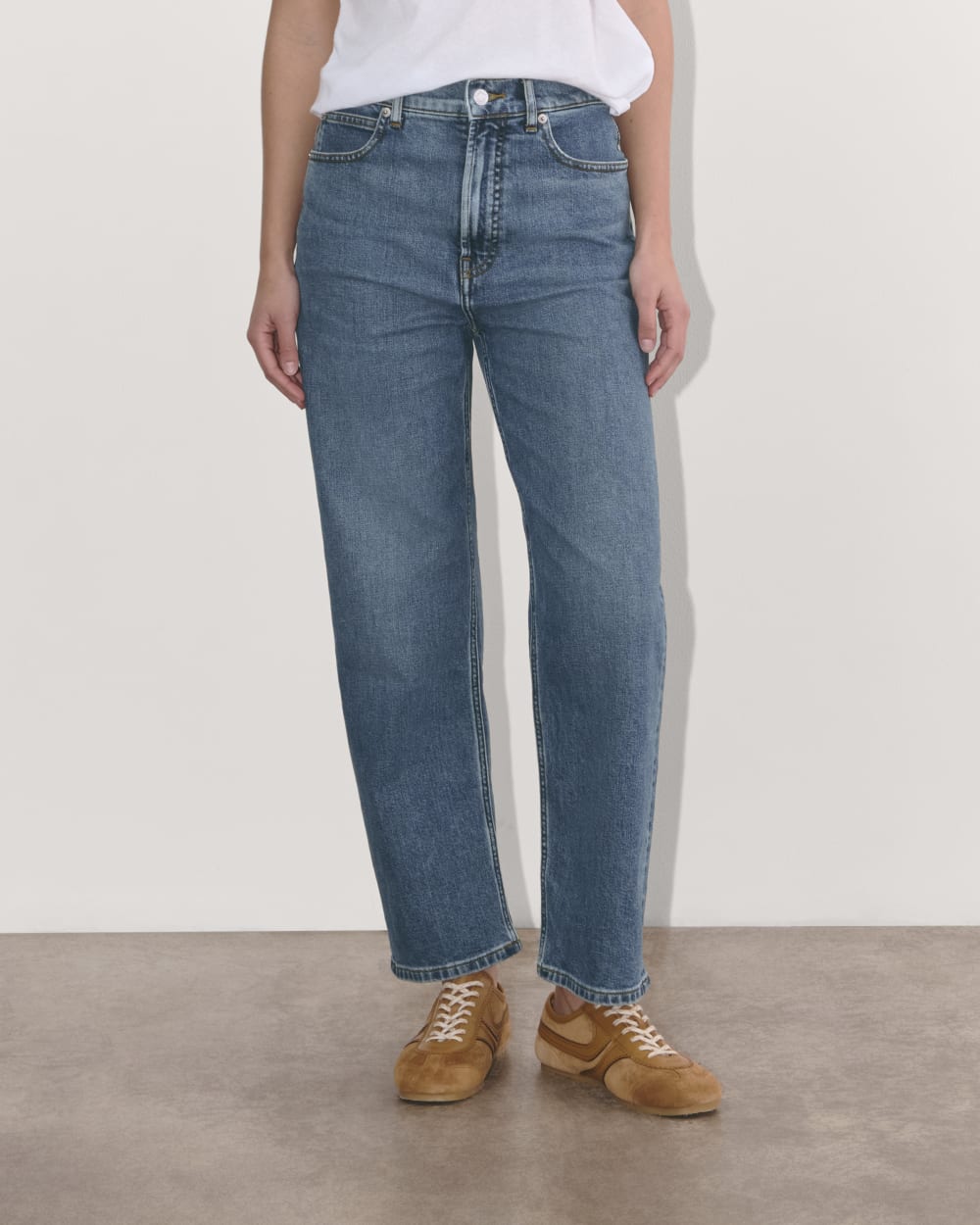 The Way-High® Jean in Medium Washed Blue — detail view