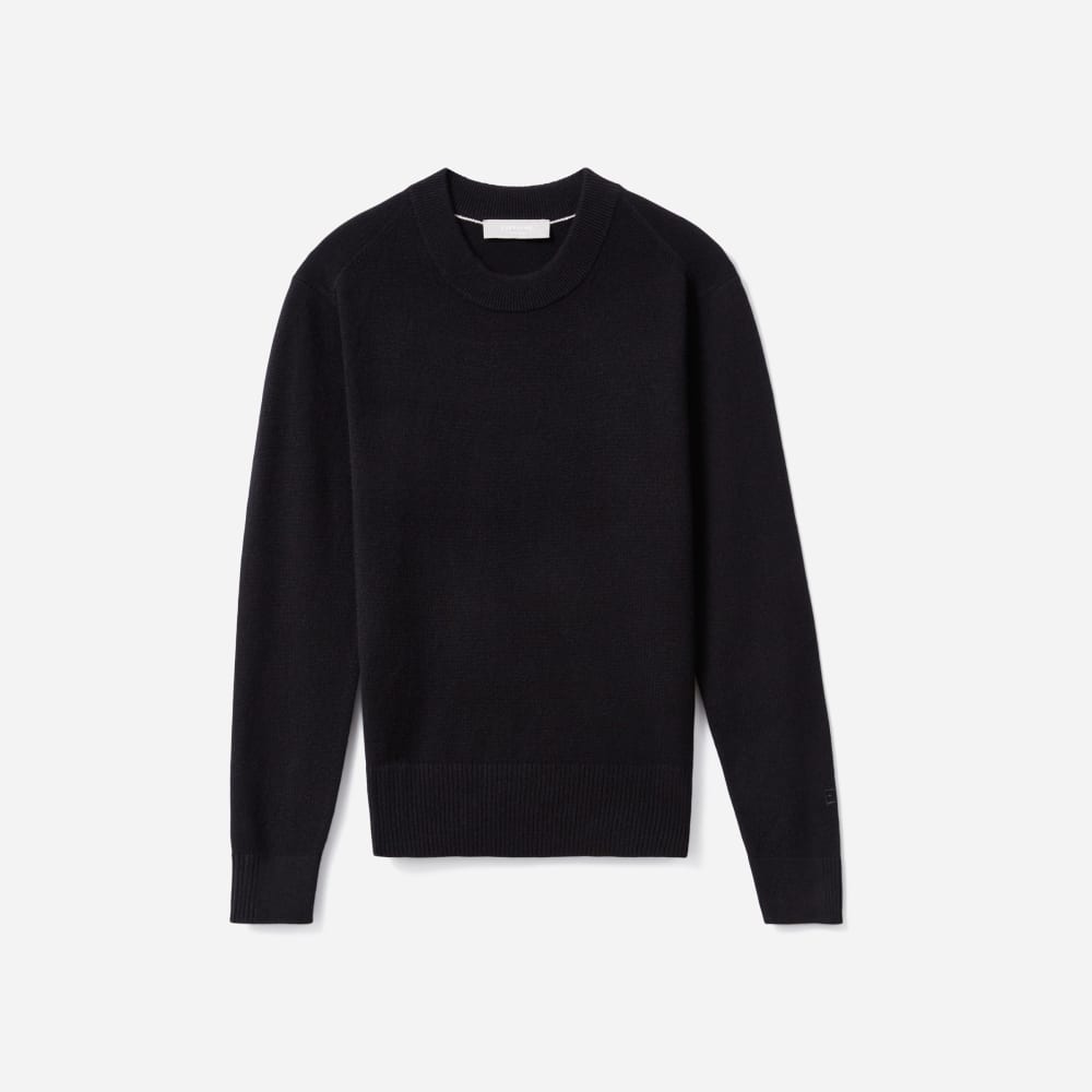 The Cashmere Crew in Black — front view