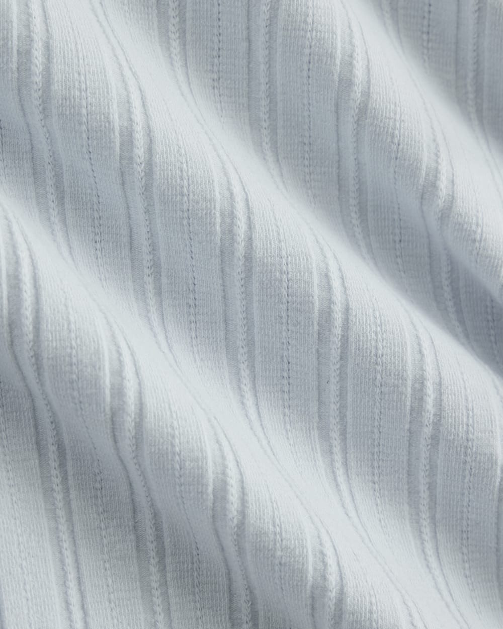 Cardigan in Pointelle in Skywriting — detail view