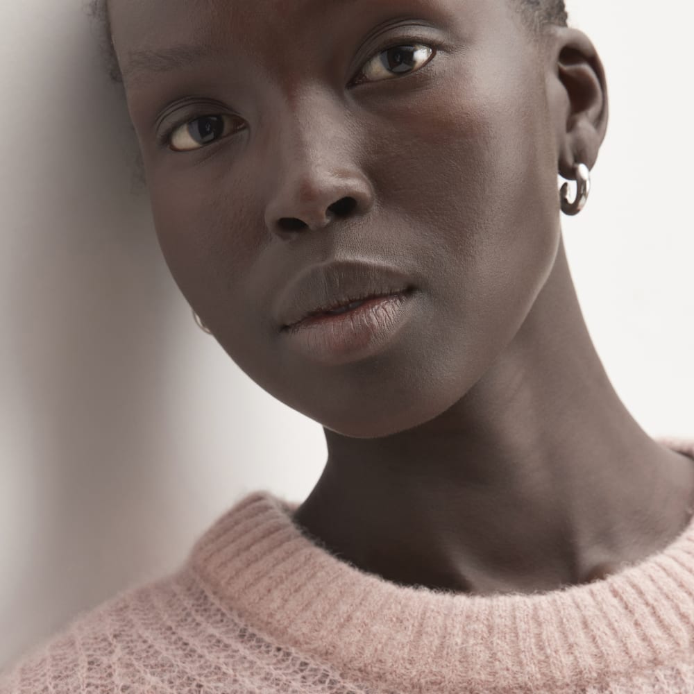 The Cocoon Crew in Alpaca in Cafe Creme — detail view