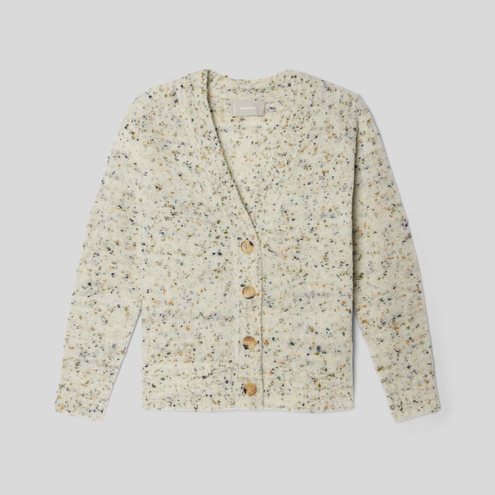 The Confetti Cardigan in Seafoam Green Multi — alternate view