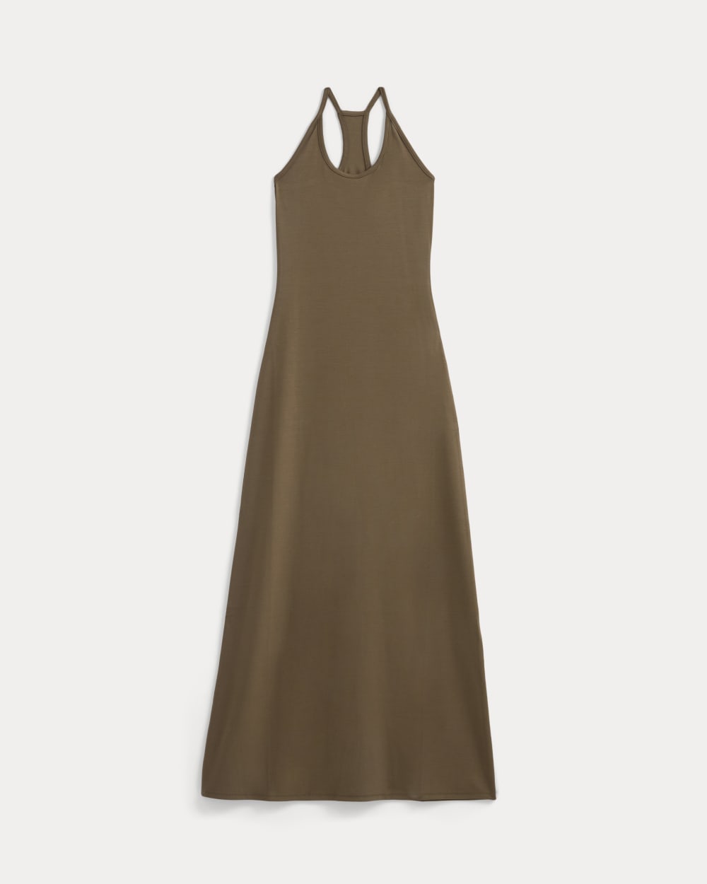 Racerback Maxi Knit Dress in Beech — alternate view