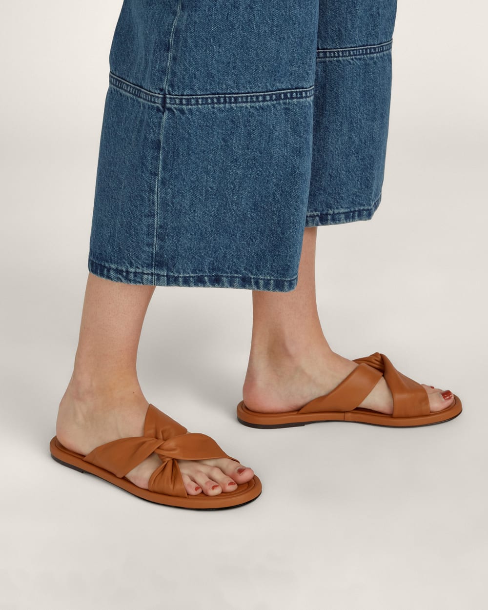 The Day Twist Sandal in Desert Tan — alternate view