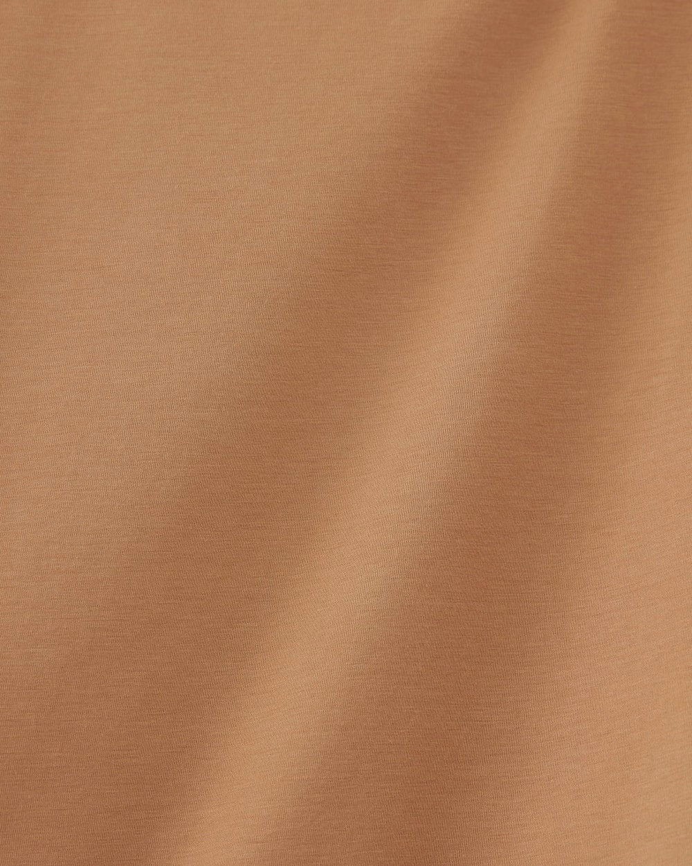 The Long-Sleeve Supima® Square-Neck Bodysuit in Tawny Brown — detail view