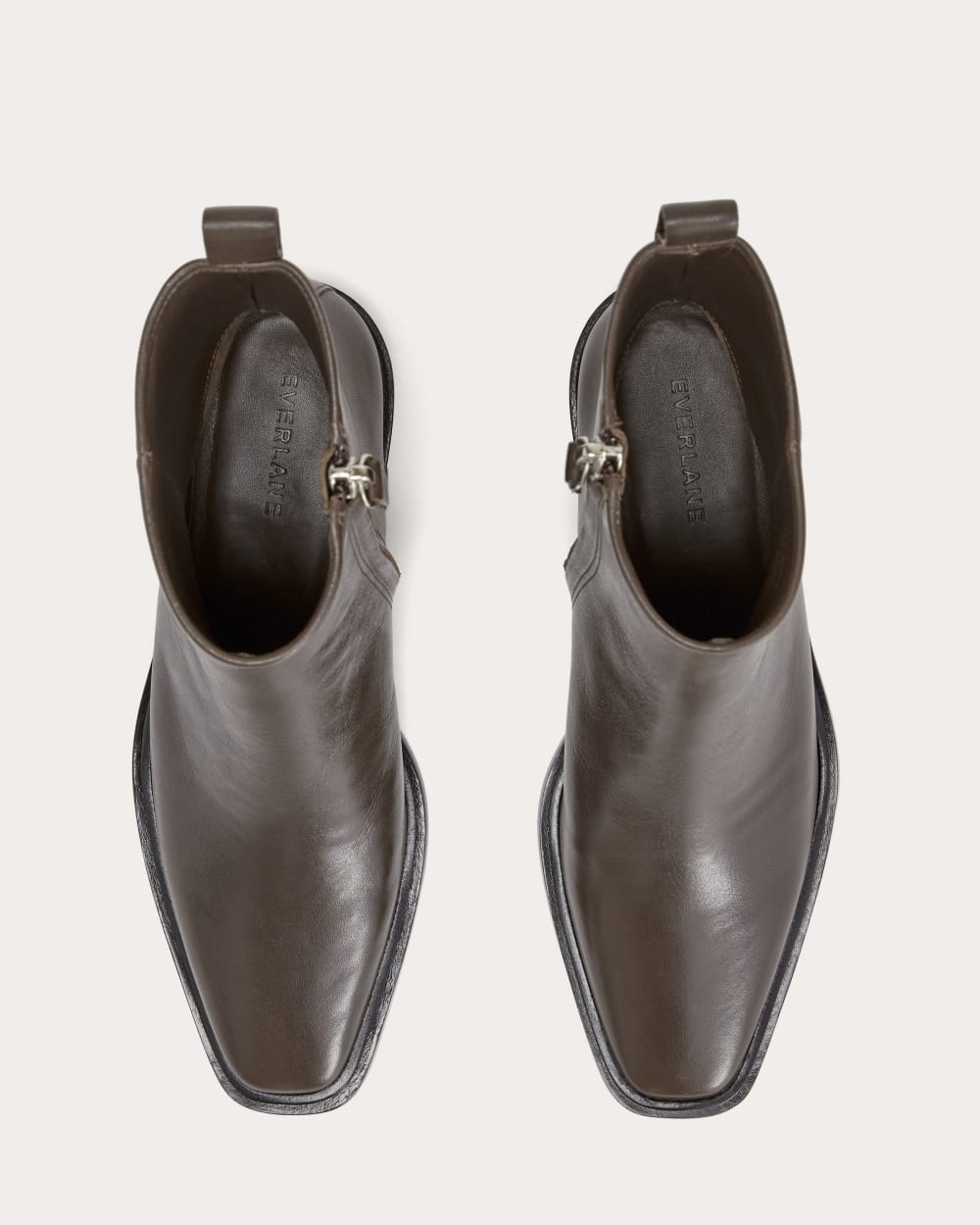 The Havana Boot in Deep Brown — detail view
