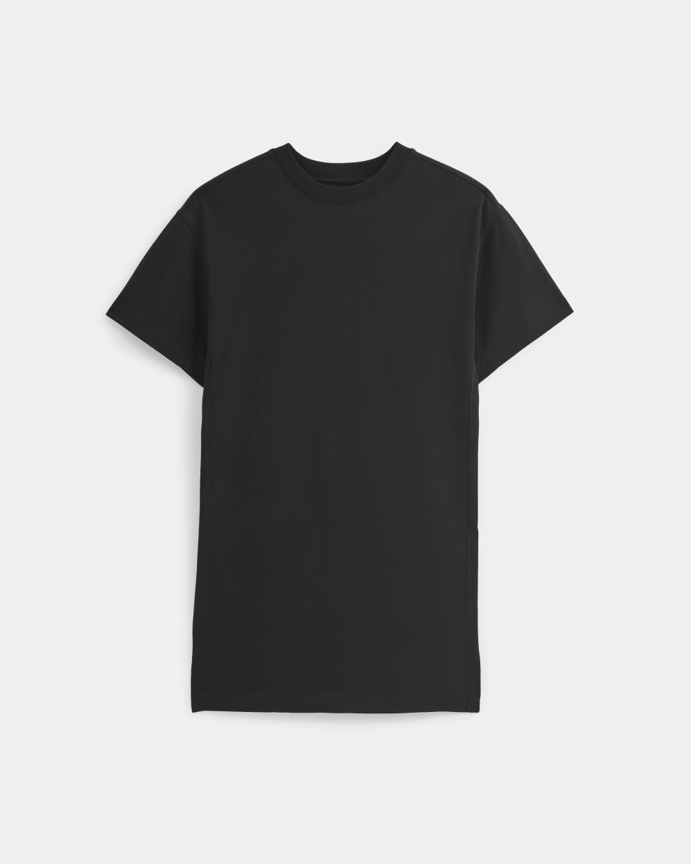 Weekend Tee Mini Dress in Black — alternate view