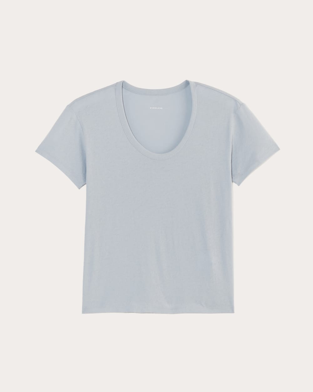 The Air Scoop-Neck Tee in Blue Slate — alternate view