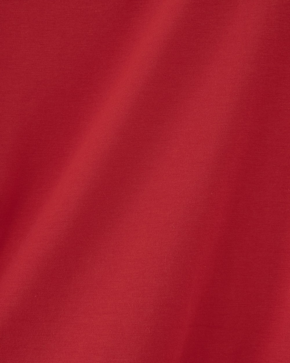 The Long-Sleeve Supima® Square-Neck Bodysuit in Goji Berry — detail view
