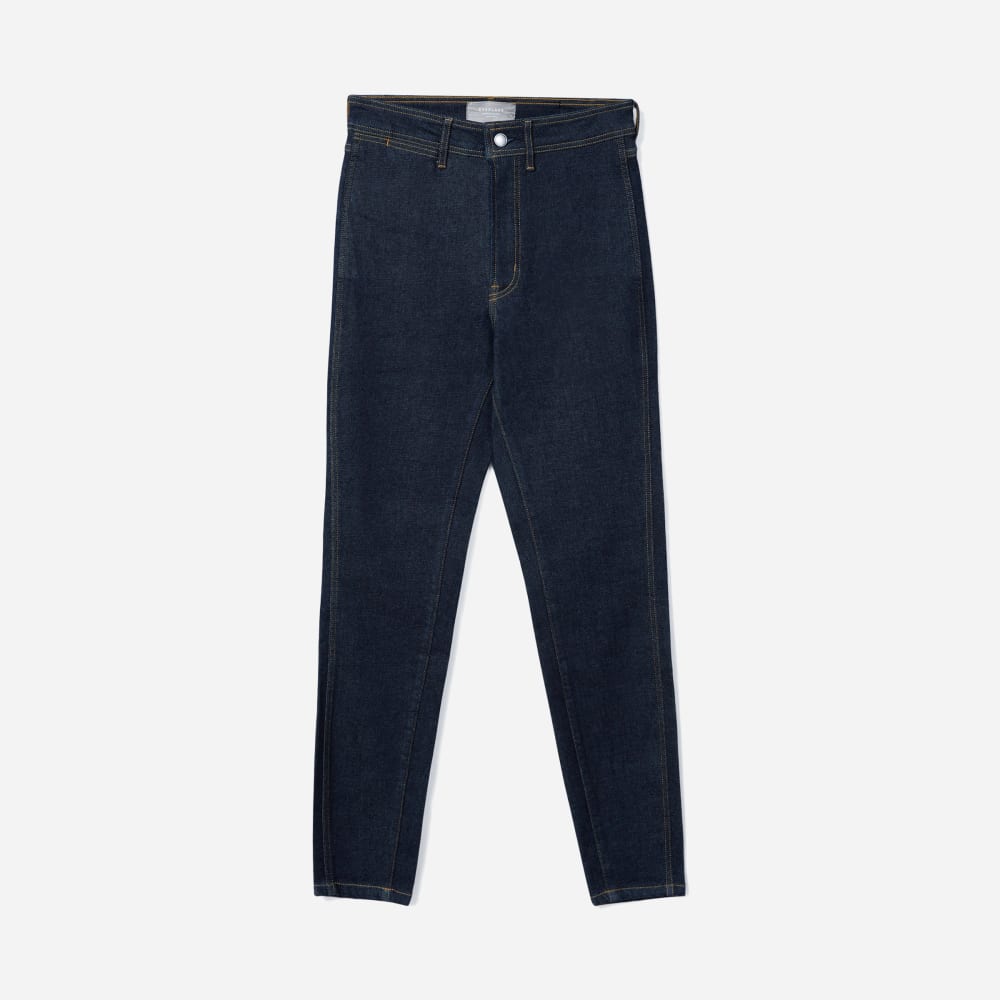 The Way-High® Clean Front Skinny Jean in Dark Indigo — alternate view