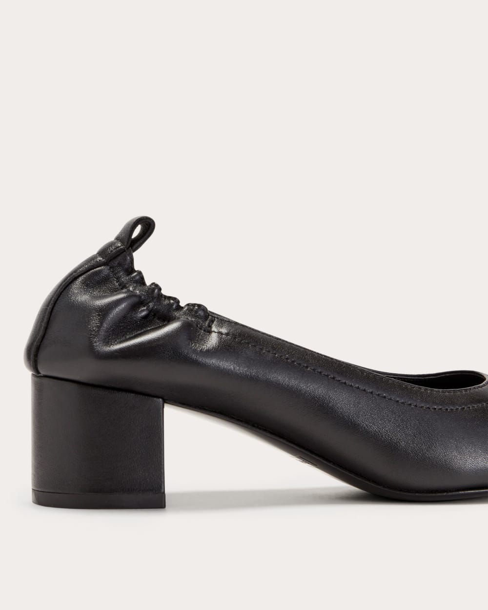 The Day Heel in Black — detail view
