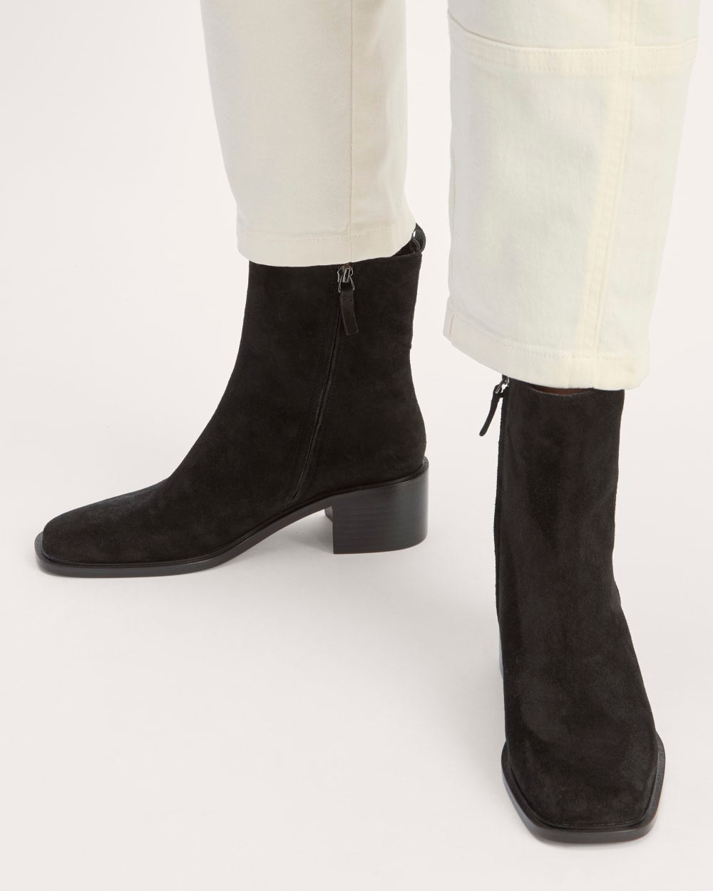 The City Boot in Black Suede — alternate view