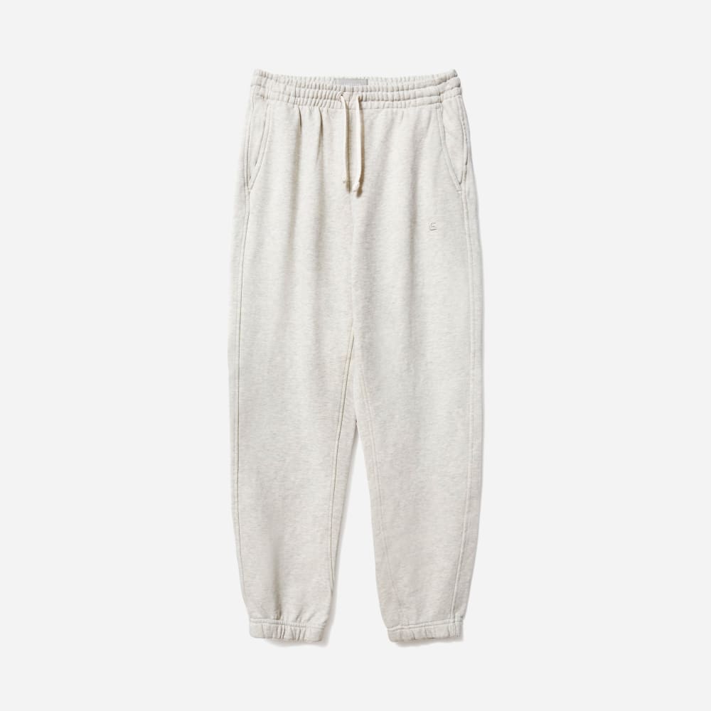 The Track Jogger in Light Heather Grey — front view