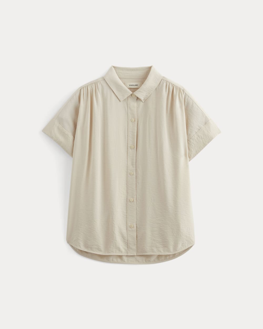 The Square Shirt in SoftLuxe in Sandshell — alternate view
