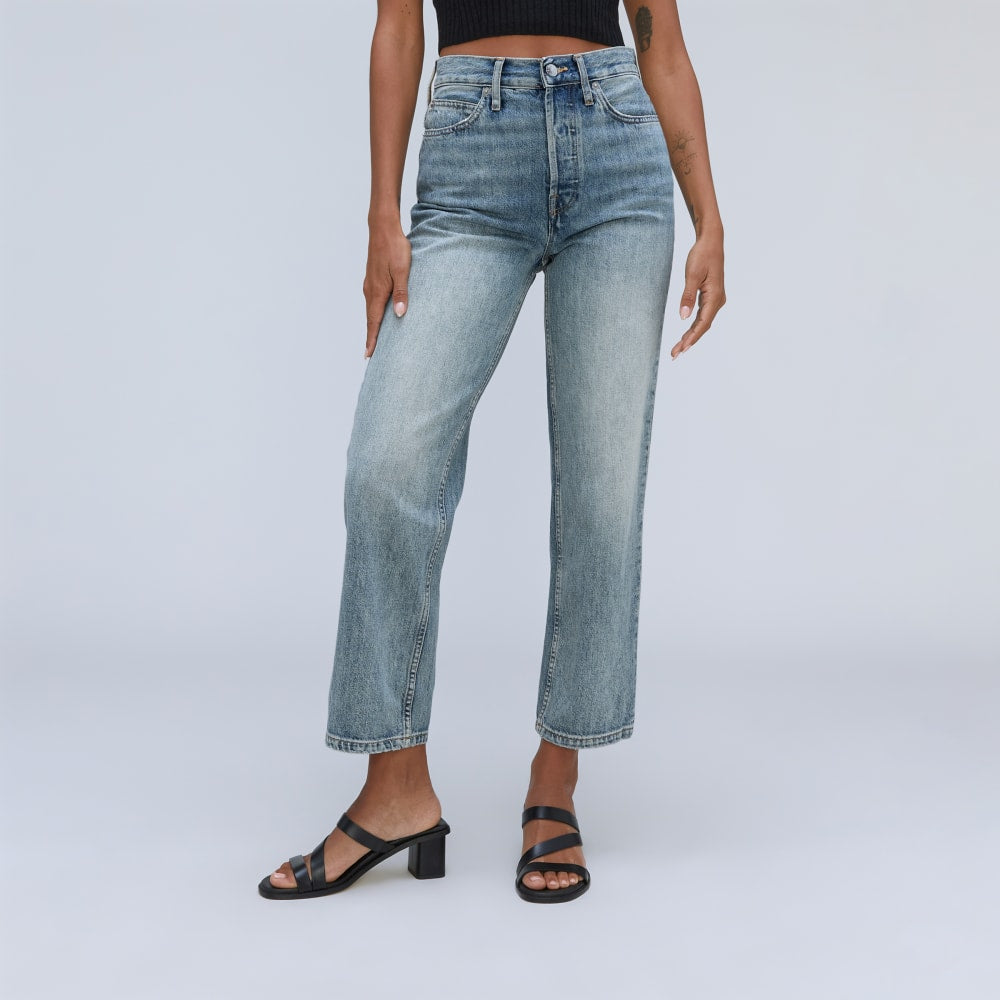 The Rigid Way-High® Jean in Vintage Light Wash — detail view