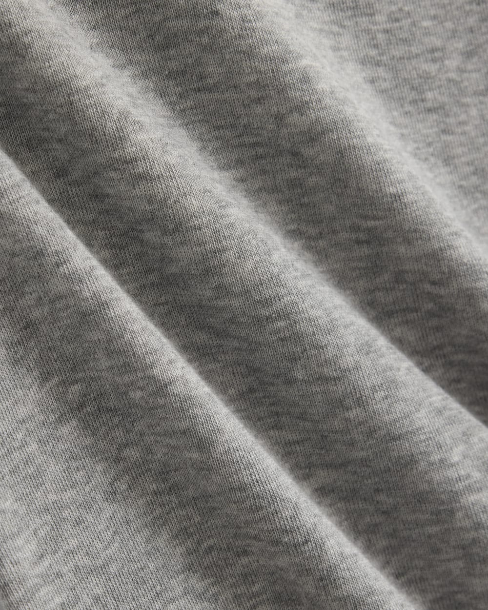 Tissue Narrow Racerback Tank in Heathered Grey — detail view