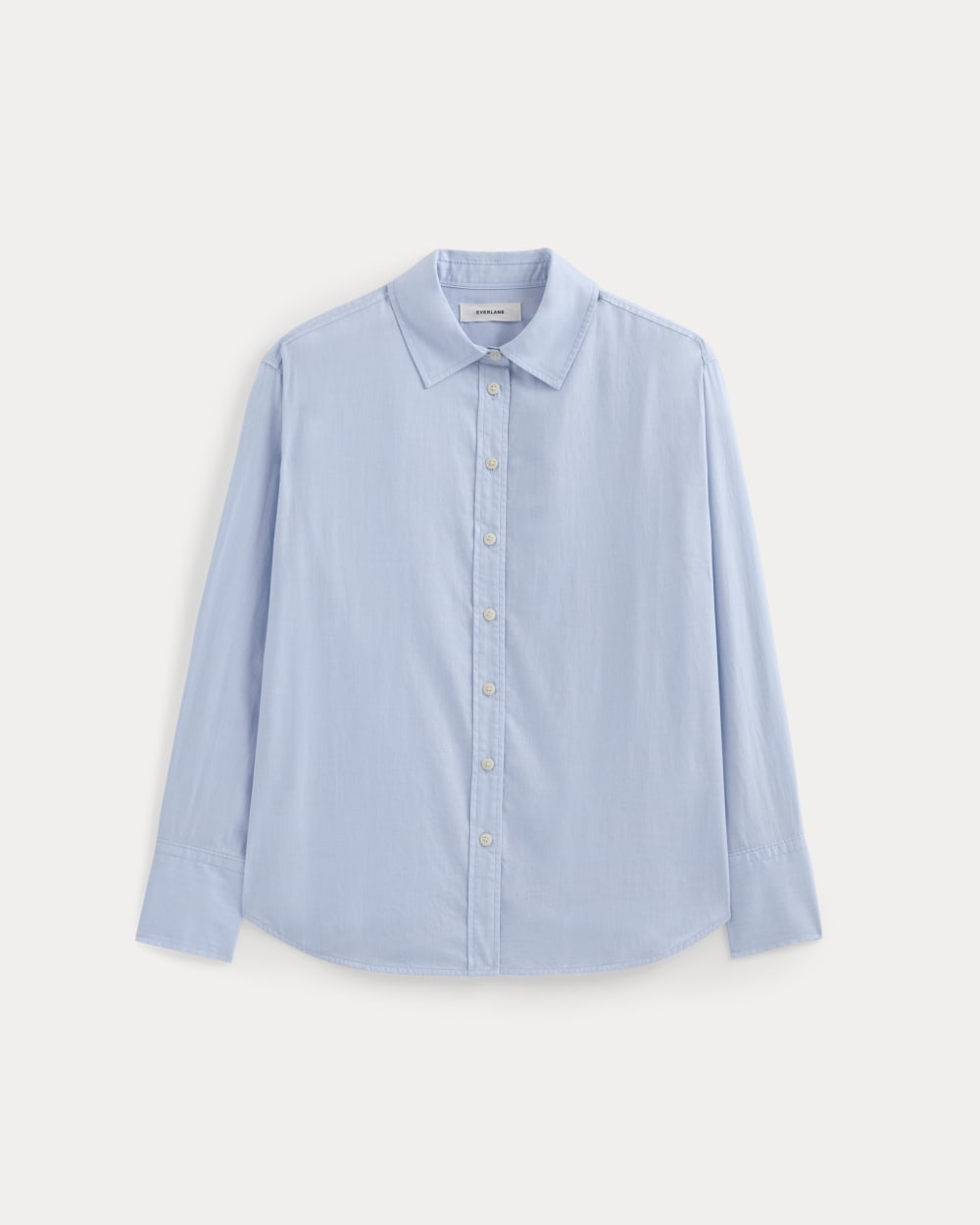 Everyday Shirt in Silky Cotton in Light Blue — alternate view