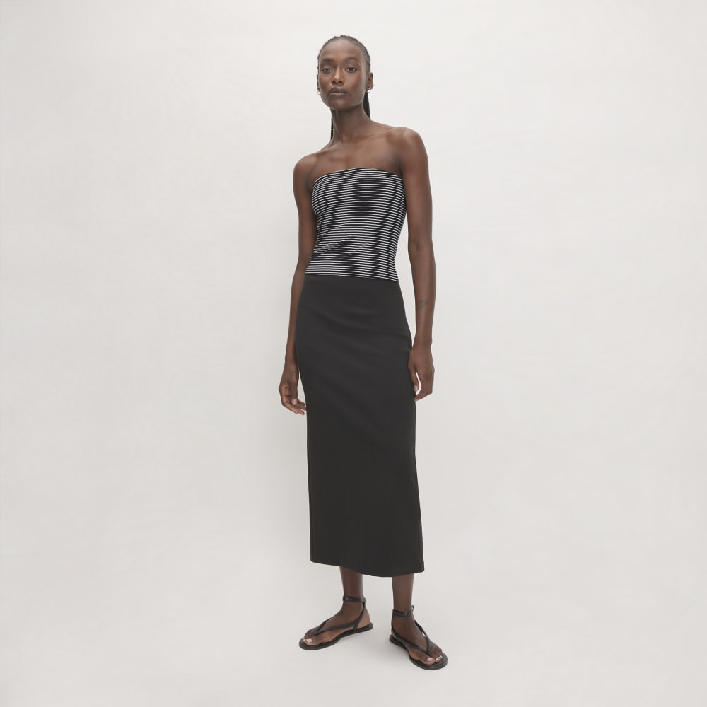 The Tube Top in Black / White — detail view