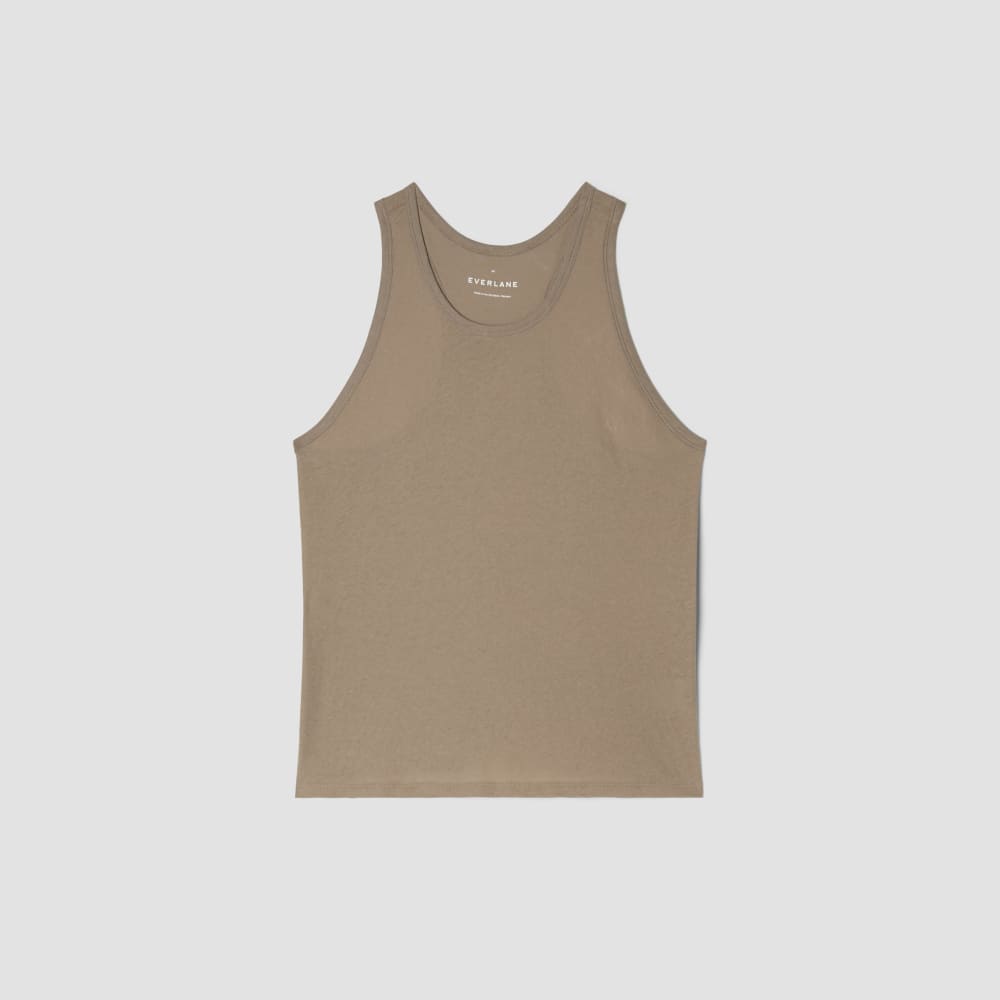 The Air Racerback Tank in Clay — alternate view