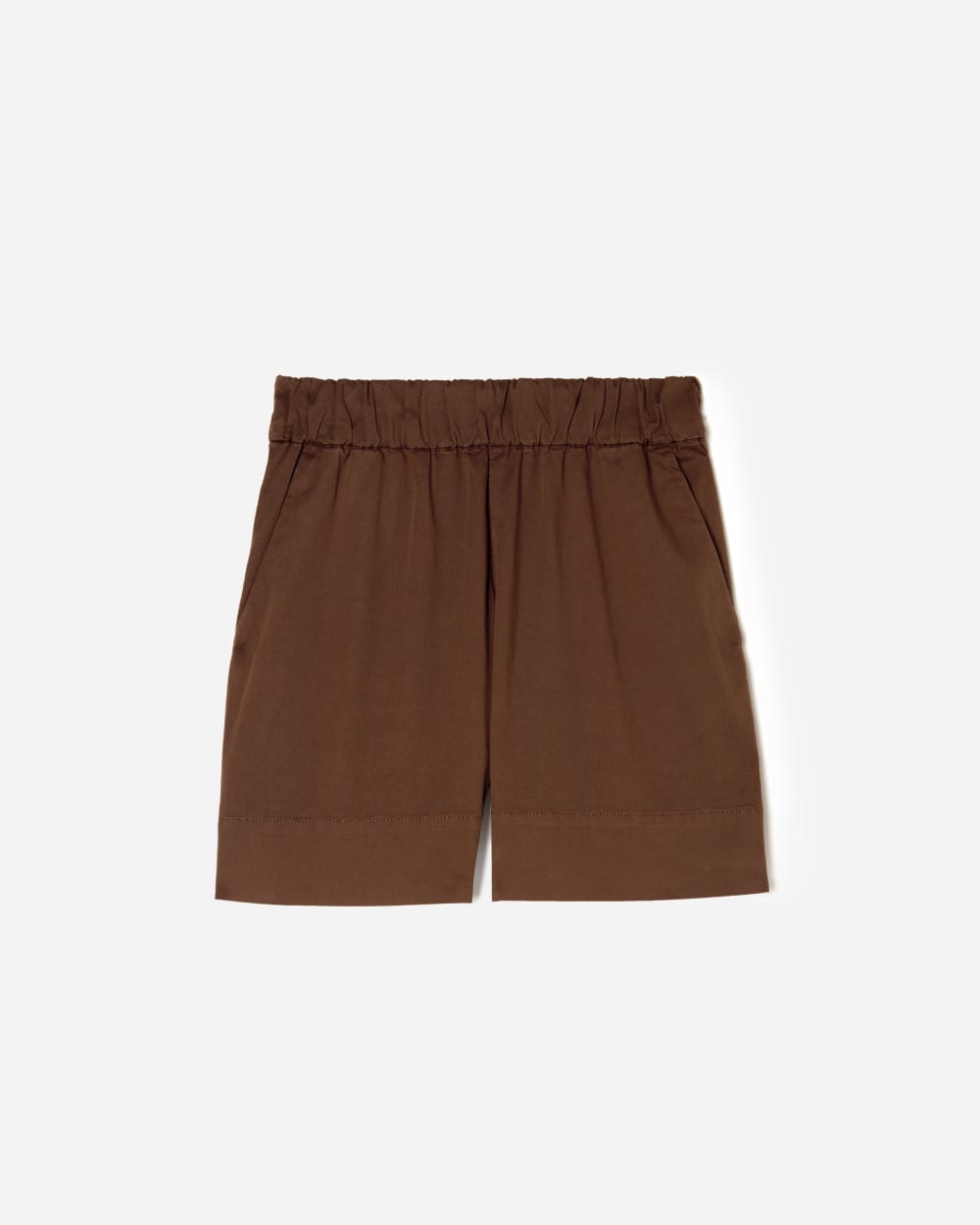 The Easy Short in Espresso — detail view