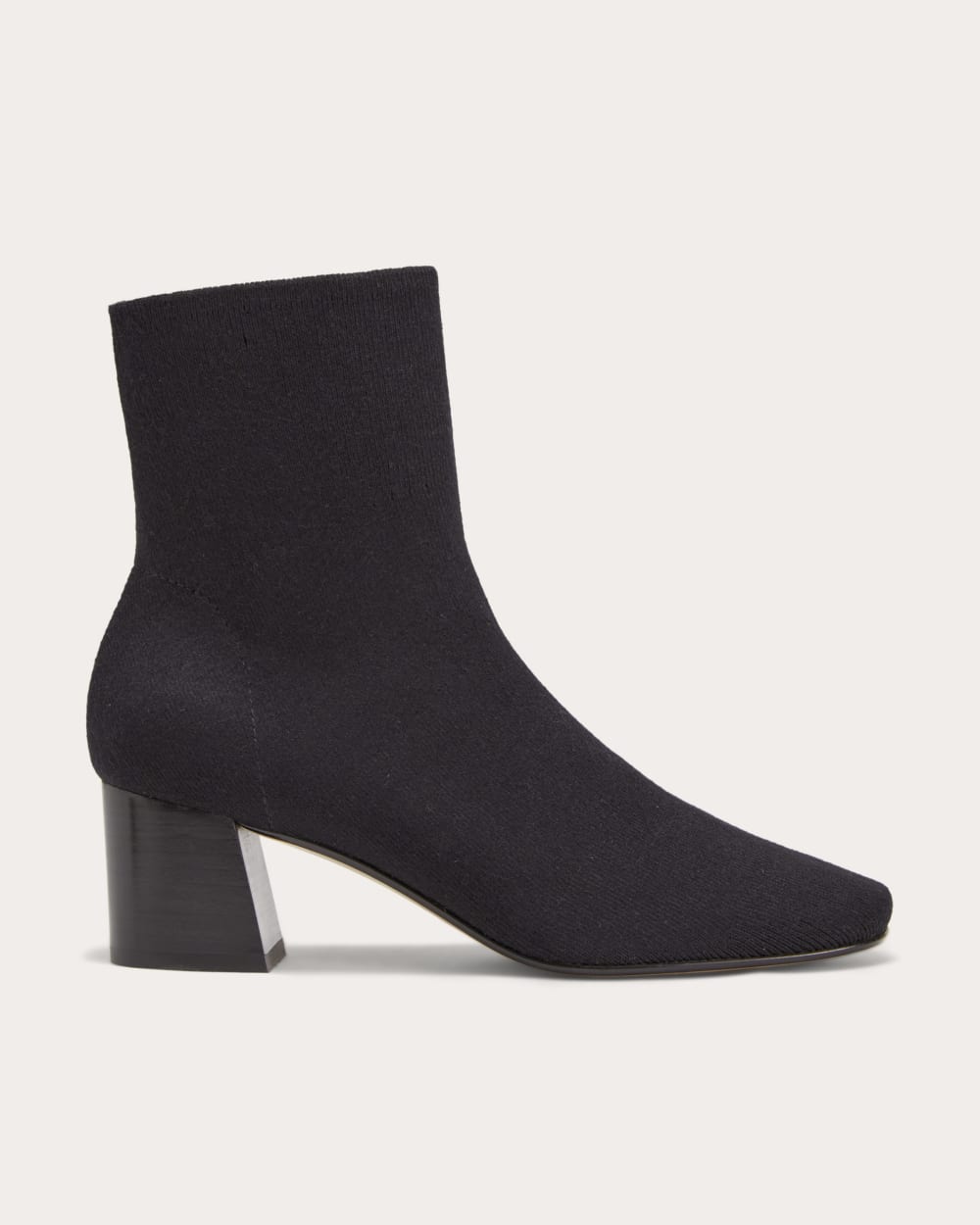 The Day Boot in ReKnit in Black — front view