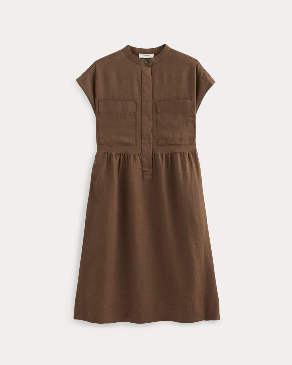 The Craft Dress in Linen in Cedarwood — alternate view