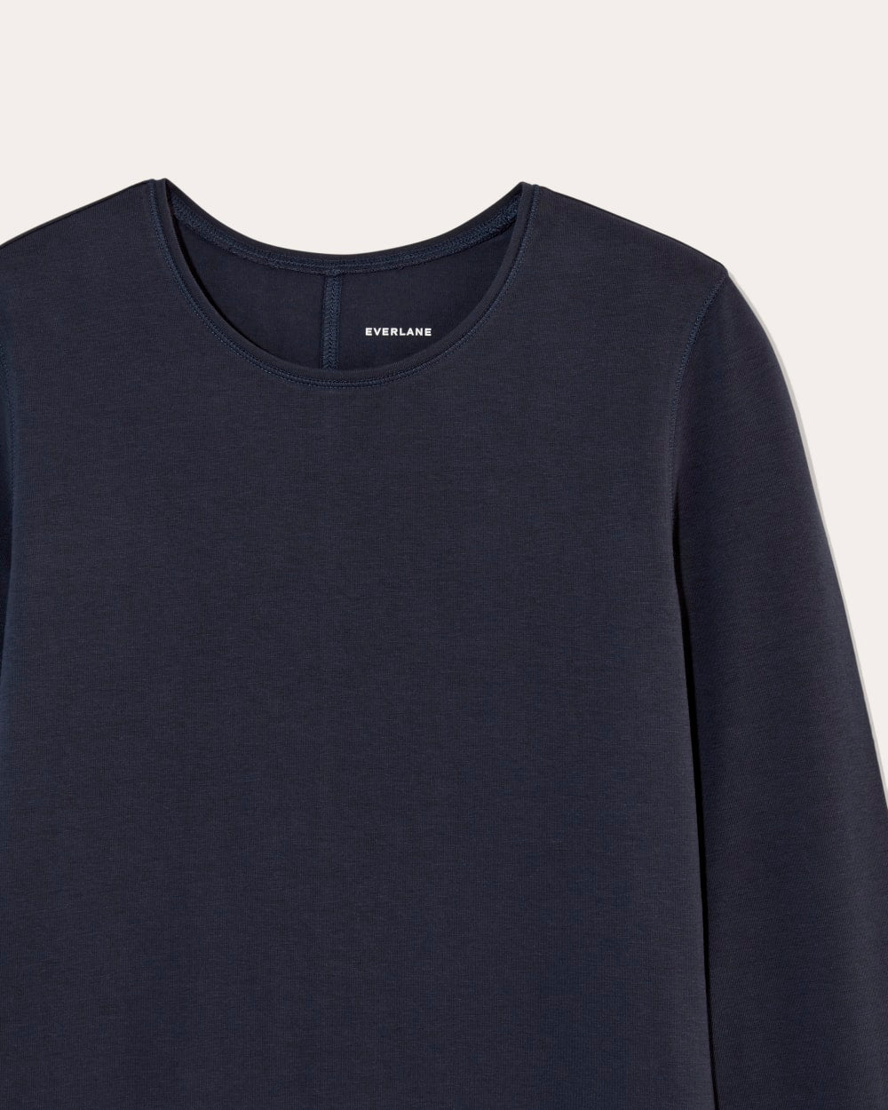 The Form Mini Dress in Navy — detail view