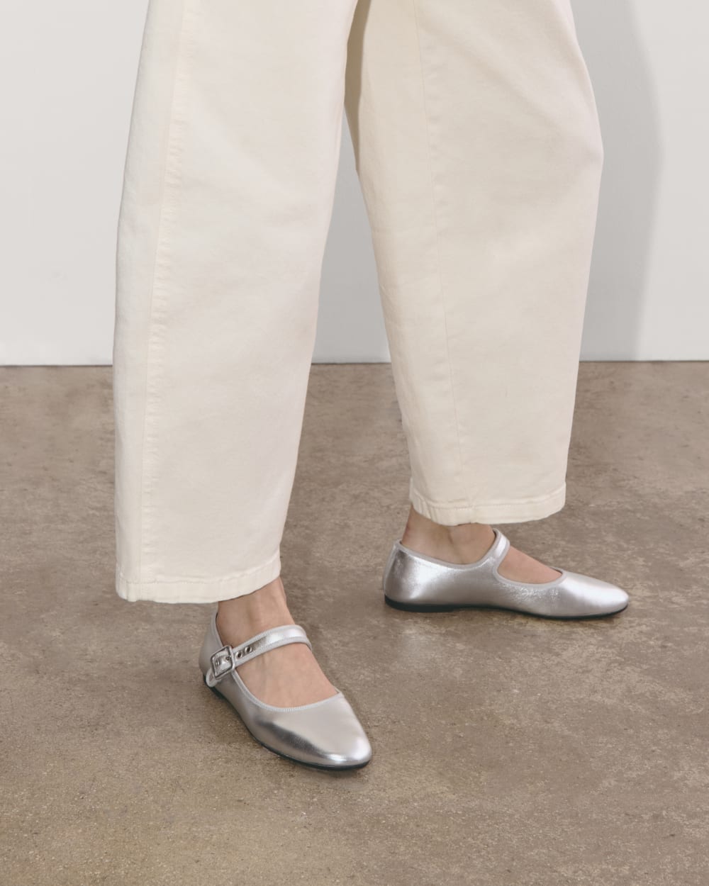 The Day Buckle Mary Jane in Silver — alternate view