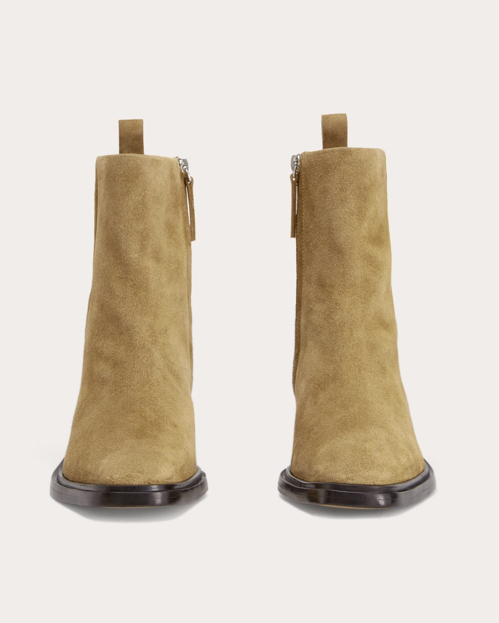 The Havana Boot in Sand Suede — detail view