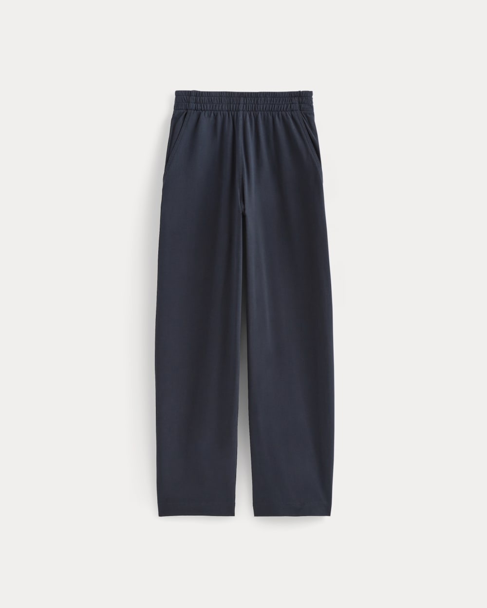 The Off-Duty Barrel Pant in Navy — alternate view